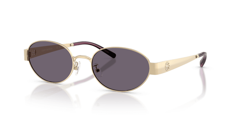 Tory Burch TY6116 in Shiny Light Gold / Purple (33461A) - Alternate View
