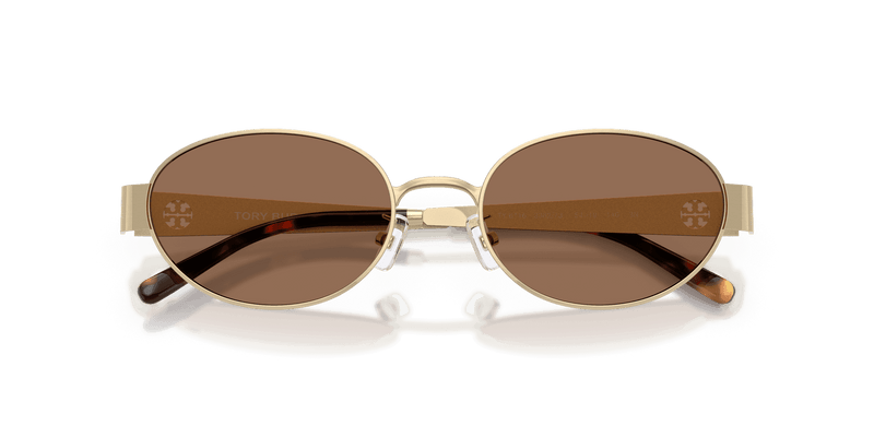 Tory Burch TY6116 in Shiny Light Gold / Dark Brown (336273) - Alternate View