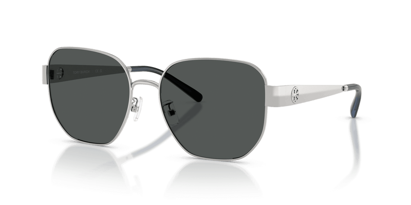 Tory Burch TY6117 in Silver / Dark Grey (327487) - Front View