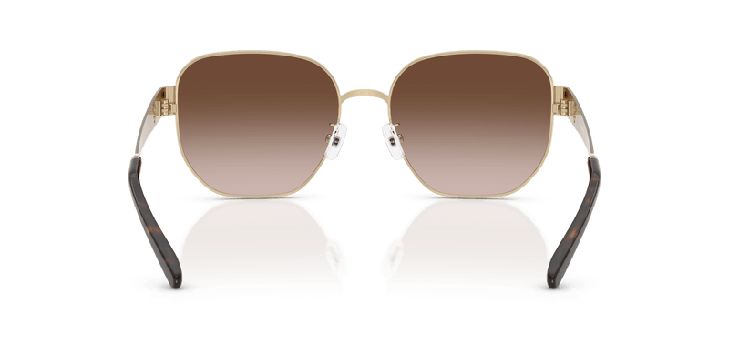Tory Burch TY6117 in Shiny Light Gold / Brown Gradient (334613) - Alternate View