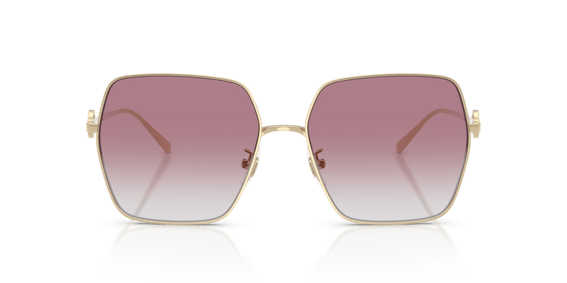 Tory Burch TY6118D in Shiny Light Gold / Grey Gradient Violet (33468G) - Alternate View