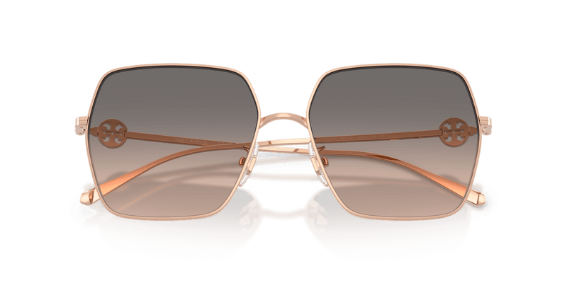 Tory Burch TY6118D in Light Rose Gold / Light Brown Gradient Grey (3358G9) - Alternate View
