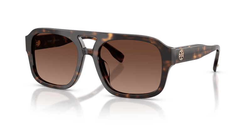 Tory Burch TY7224U in Dark Tortoise / Polar Light Brown Gradient (1964T5) - Alternate View