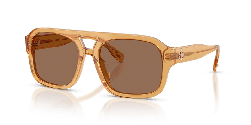 Tory Burch TY7224U in Yellow/Brown / Solid Brown (205584) - Alternate View