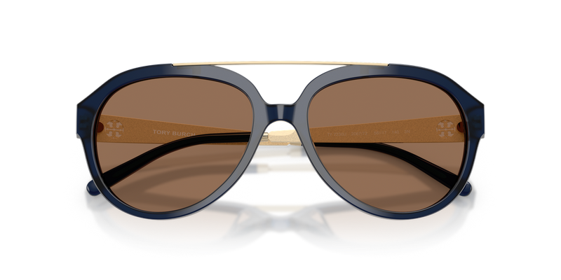 Tory Burch TY7230U in Dark Blue / Dark Brown (206773) - Alternate View