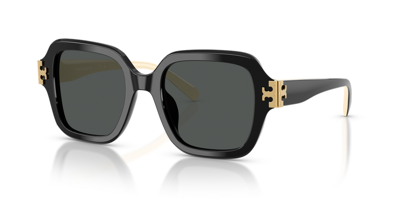 Tory Burch TY7231U in Black / Dark Grey (170987) - Front View