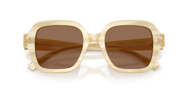 Tory Burch TY7231U in Ivory Horn / Brown (189073) - Alternate View