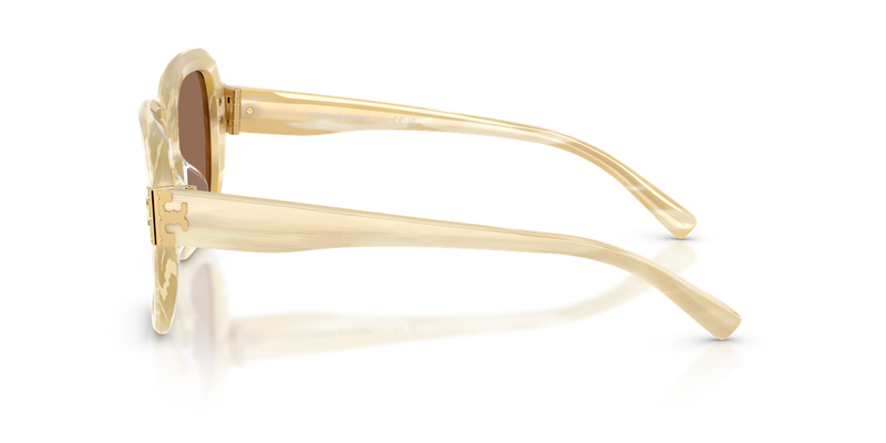 Tory Burch TY7231U in Ivory Horn / Brown (189073) - Alternate View