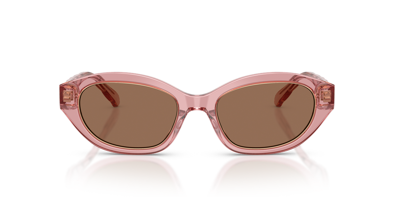 Tory Burch TY7232U in Transparent Pink / Dark Brown (202173) - Alternate View