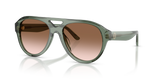 Transparent Sage / Light Grey Gradient Dark Grey (19410L)