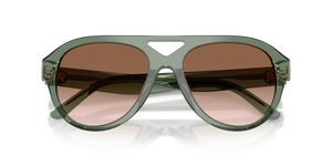 Transparent Sage / Light Grey Gradient Dark Grey (19410L)