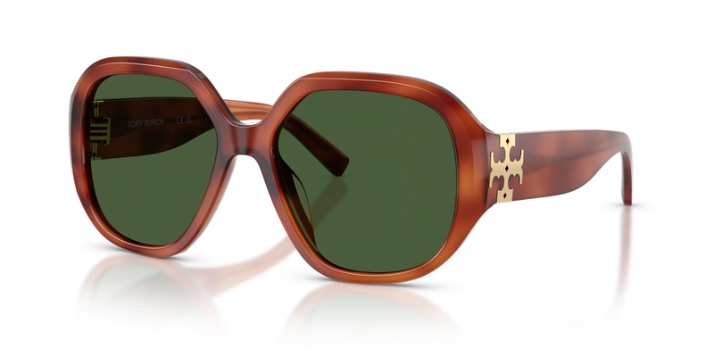 Tory Burch TY7237U in Soft Amber Tortoise - Alternate View