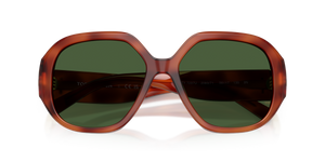 Soft Amber Tortoise / Solid Green (208371)