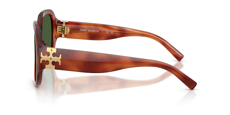 Tory Burch TY7237U in Soft Amber Tortoise - Alternate View