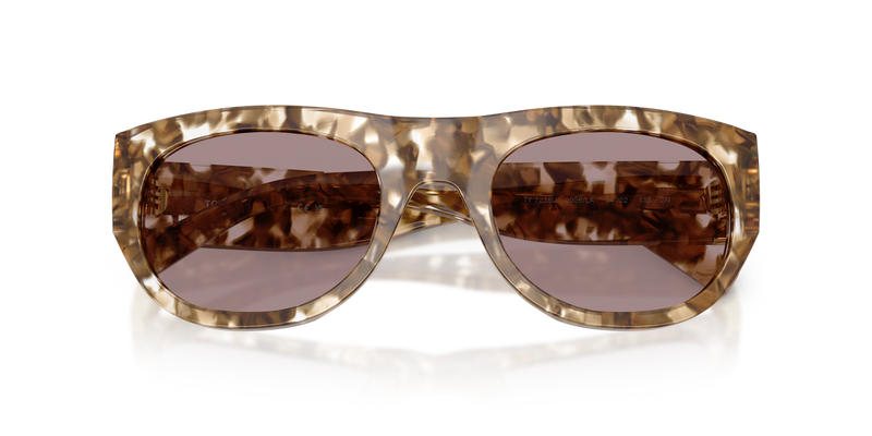 Tory Burch TY7238U in Transparent/Brown Tortoise - Alternate View