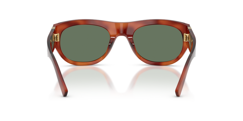 Tory Burch TY7238U in Soft Amber Tortoise - Temple Detail