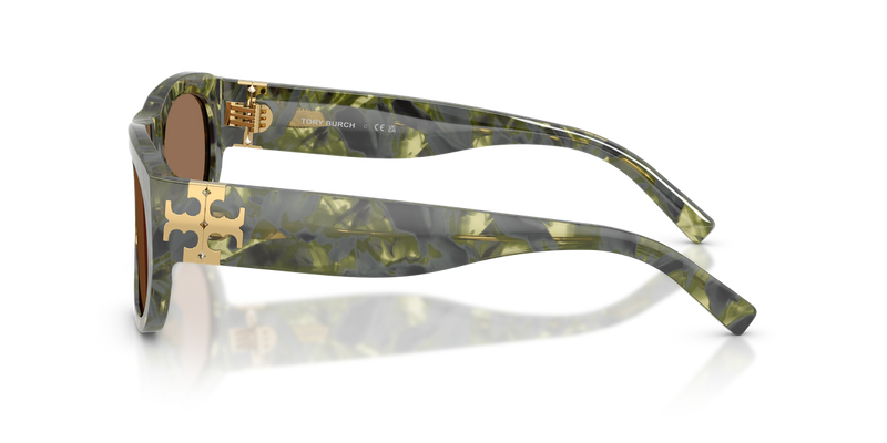 Tory Burch TY7238U in Green Marbled - Alternate View