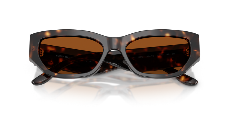 Tory Burch TY7240U in Dark Tortoise - Alternate View