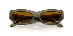Transparent Olive / Yellow Gradient Light Brown (20853B)
