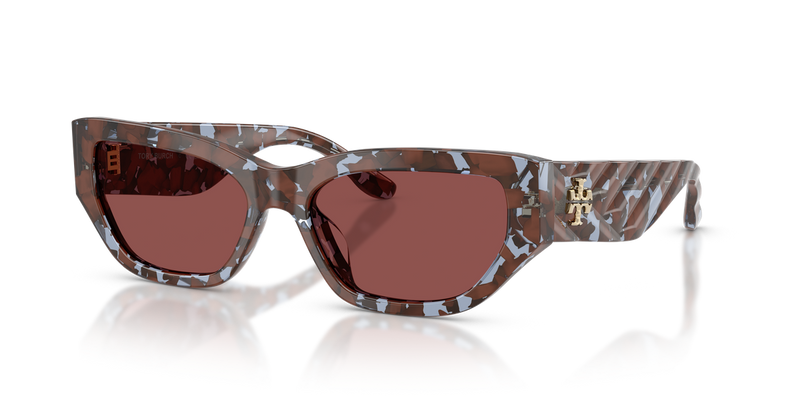 Tory Burch TY7240U in Blue/Brown Custom Spotted - Alternate View