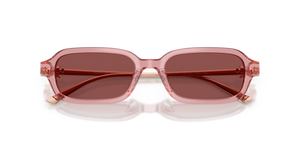 Transparent Light Pink / Solid Burgundy (202175)