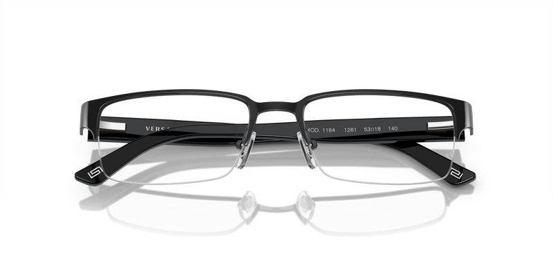 Versace VE1184 in Matte Black / Demo Lens (1261) - Side View