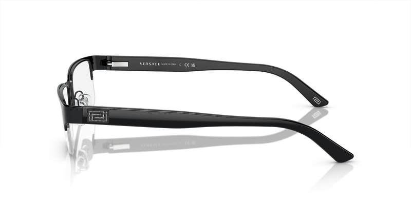 Versace VE1184 in Matte Black / Demo Lens (1261) - Back View