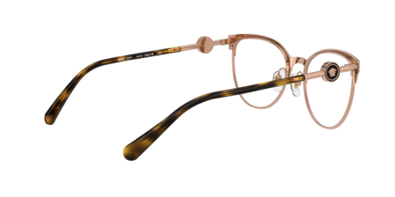 Versace VE1271 in Pink Gold - Temple Detail