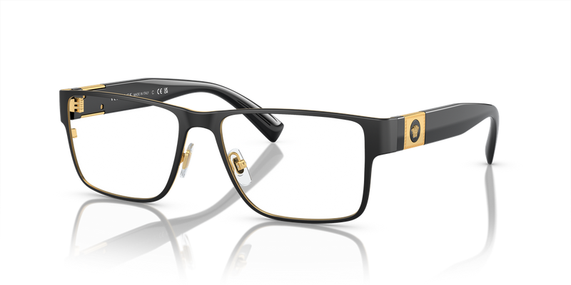 Versace VE1274 in Black / Demo Lens (1436) - Front View