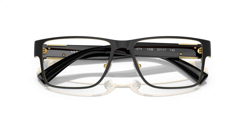 Versace VE1274 in Black / Demo Lens (1436) - Side View