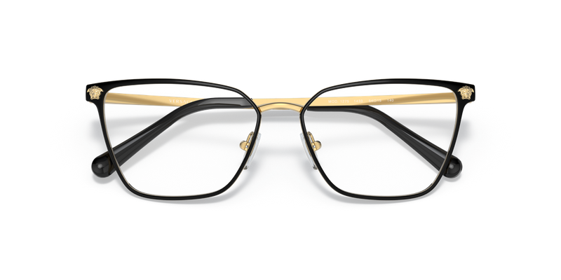 Versace VE1275 in Matte Black/Gold / Demo Lens (1433) - Side View