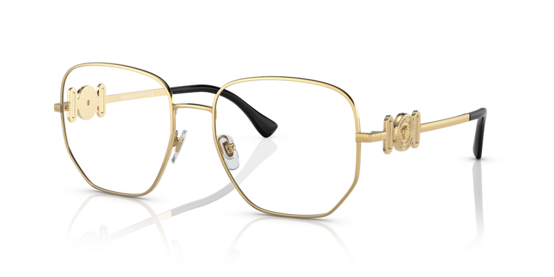 Versace VE1283 in Gold / Demo Lens (1002) - Front View