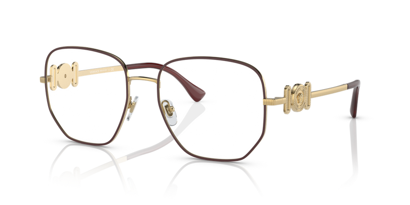 Versace VE1283 in Bordeaux/Gold / Demo Lens (1480) - Alternate View