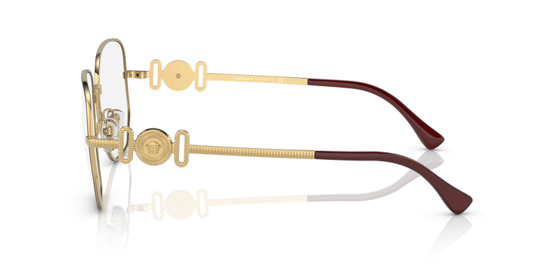 Versace VE1283 in Bordeaux/Gold / Demo Lens (1480) - Alternate View