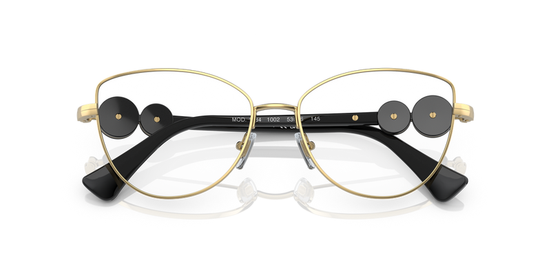 Versace VE1284 in Gold / Demo Lens (1002) - Side View