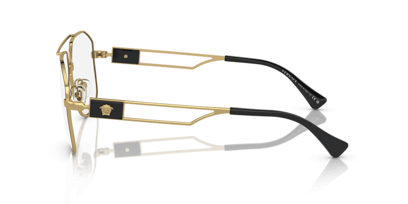 Versace VE1287 in Black/Gold (1443) - Alternate View