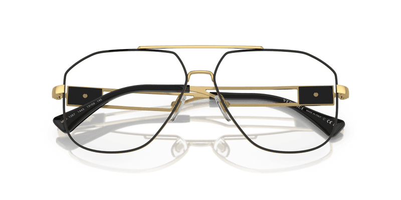 Versace VE1287 in Black/Gold (1443) - Alternate View