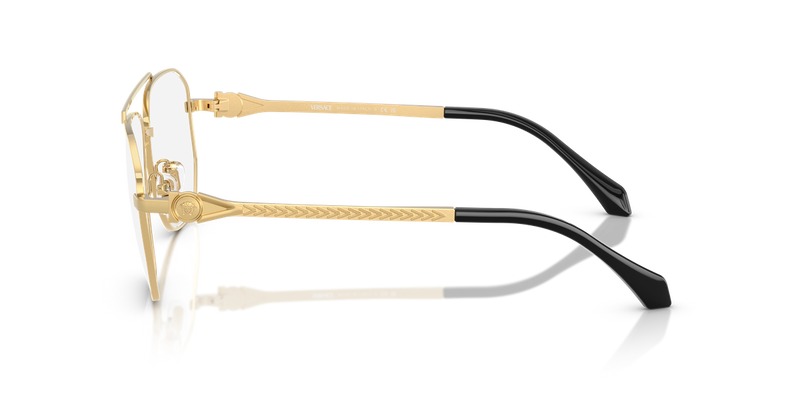 Versace VE1307 in Gold / Demo Lens (1002) - Back View