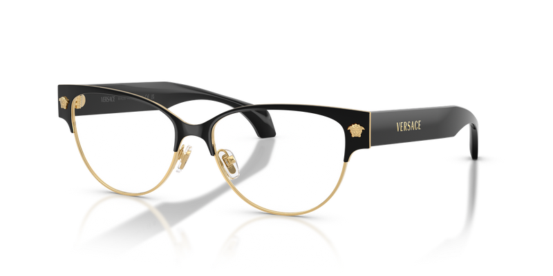 Versace VE1318 in Black/Gold / Demo Lens (1433) - Alternate View