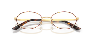 Gold Versace/Havana / Clear (1525)