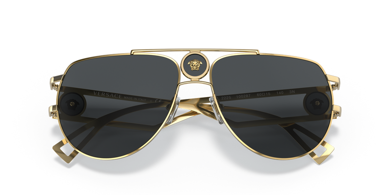 Versace VE2225 in Gold / Grey (100287) - Side View