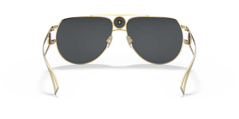 Versace VE2225 in Gold / Grey (100287) - Temple Detail