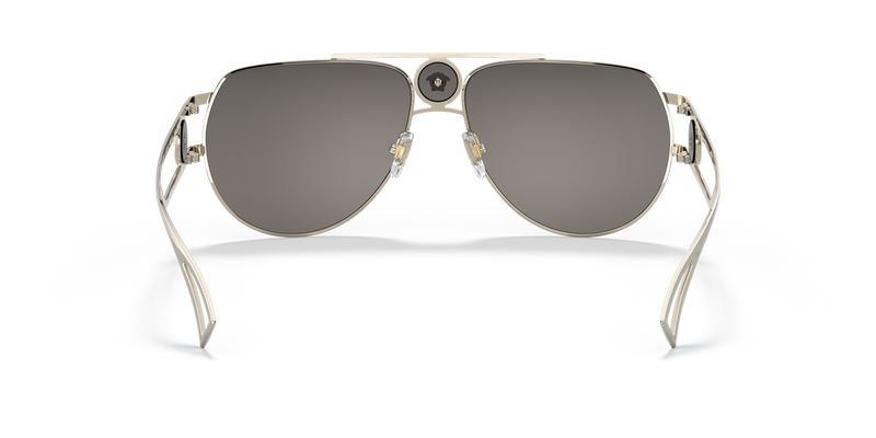 Versace VE2225 in Pale Gold / Light Grey Mirror Silver (12526G) - Alternate View