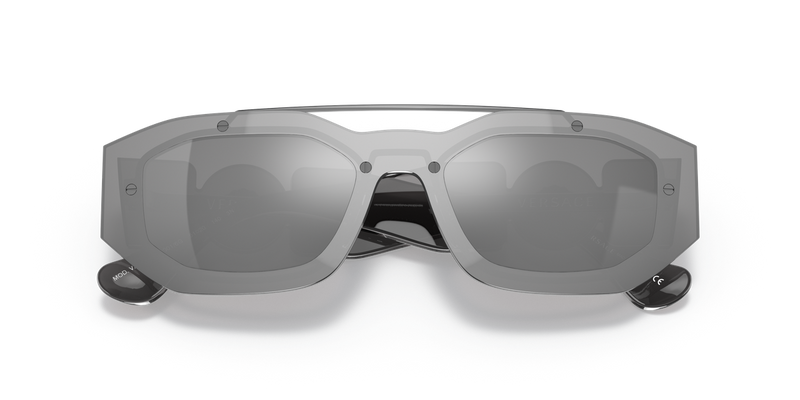 Versace VE2235 in Transparent Grey Mirror Silver / Light Grey Mirror Silver (10016G) - Side View