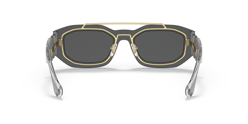 Versace VE2235 in Transparent Dark Grey / Dark Grey (100287) - Alternate View