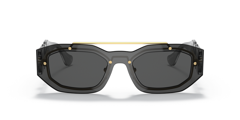 Versace VE2235 in Transparent Dark Grey / Dark Grey (100287) - Alternate View