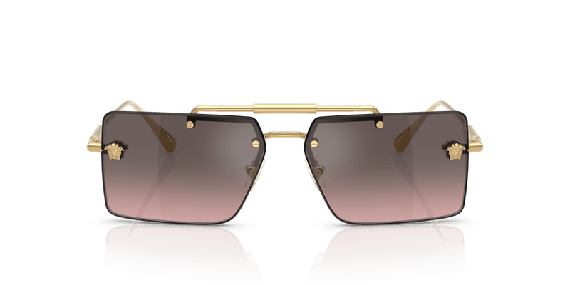 Versace VE2245 in Gold / Pink Gradient Grey Flash Silver (100258) - Alternate View