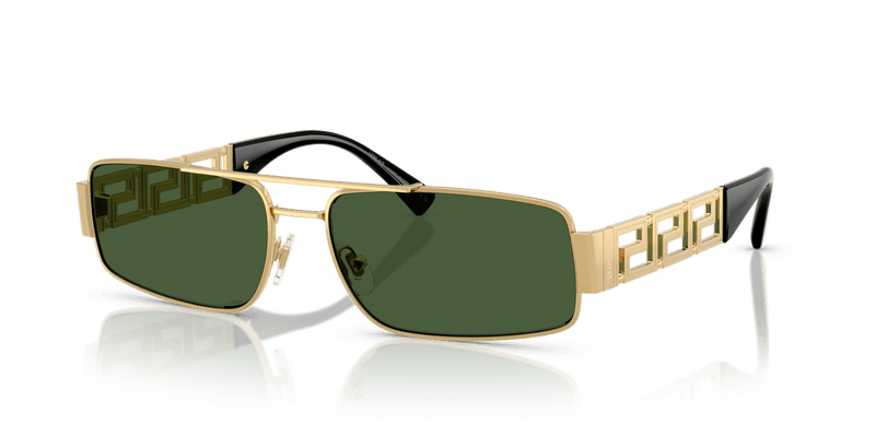 Versace VE2257 in Gold / Dark Green (100271) - Front View