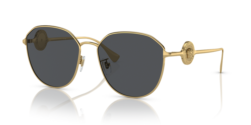 Versace VE2259D in Gold / Dark Grey (100287) - Front View