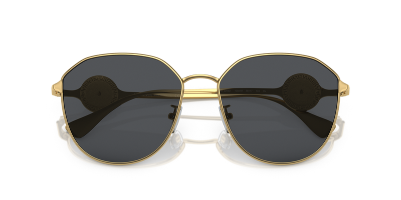 Versace VE2259D in Gold / Dark Grey (100287) - Side View